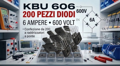 Lotto 200 pezzi kbu 606 - lotto,