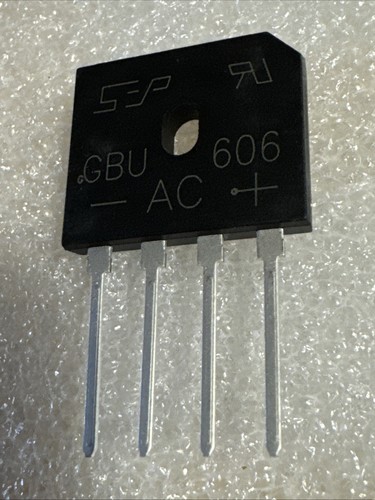 1pezzo ponte diodi gbu606 - diodi,