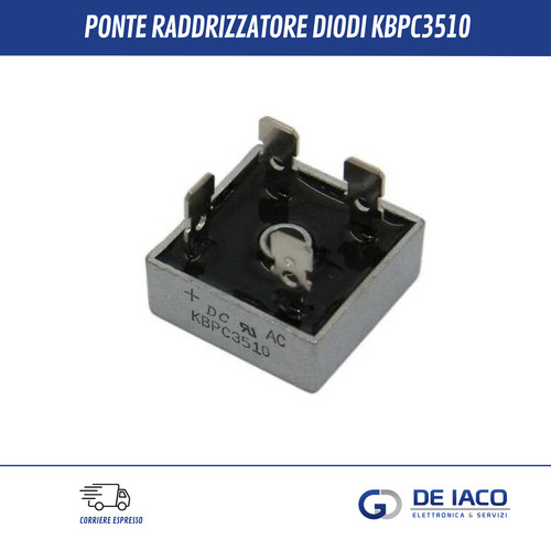 Kbpc3510 ponte diodi - kbpc3510, 35a