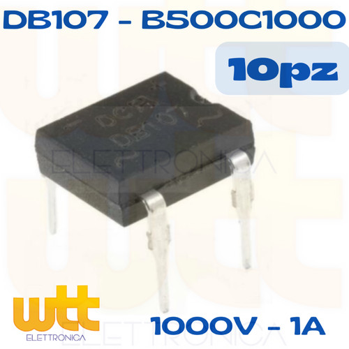 10pz ponte diodi - db107, df10